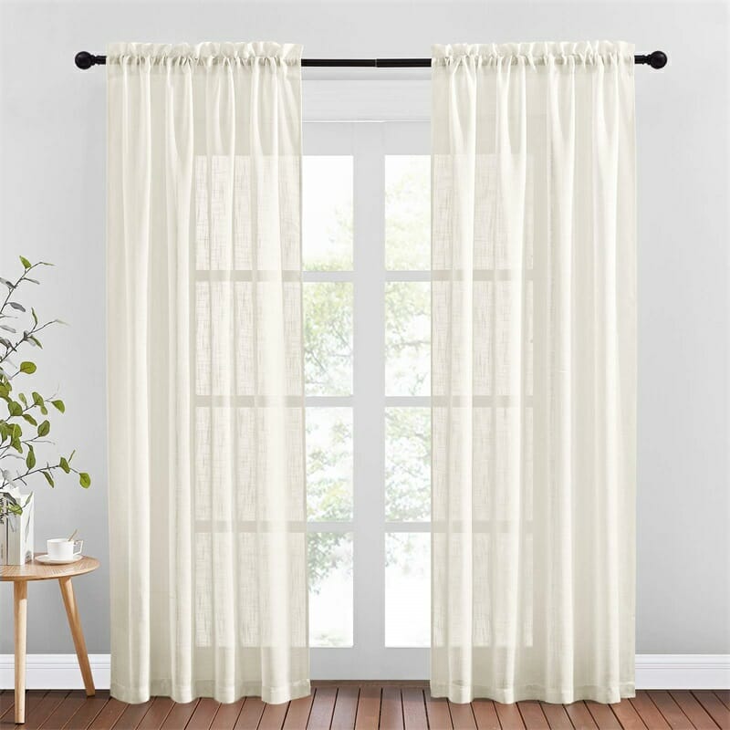 french door curtain ideas