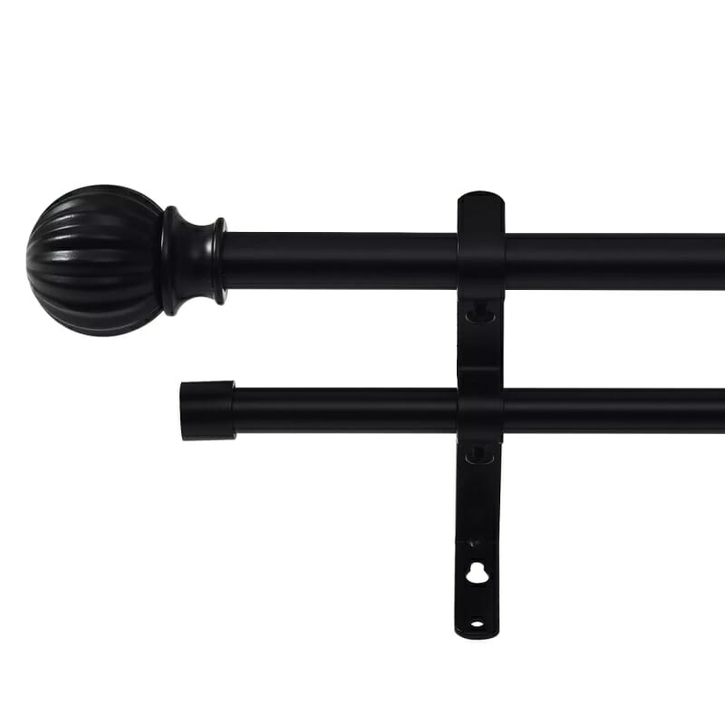 thehues double curtain rod