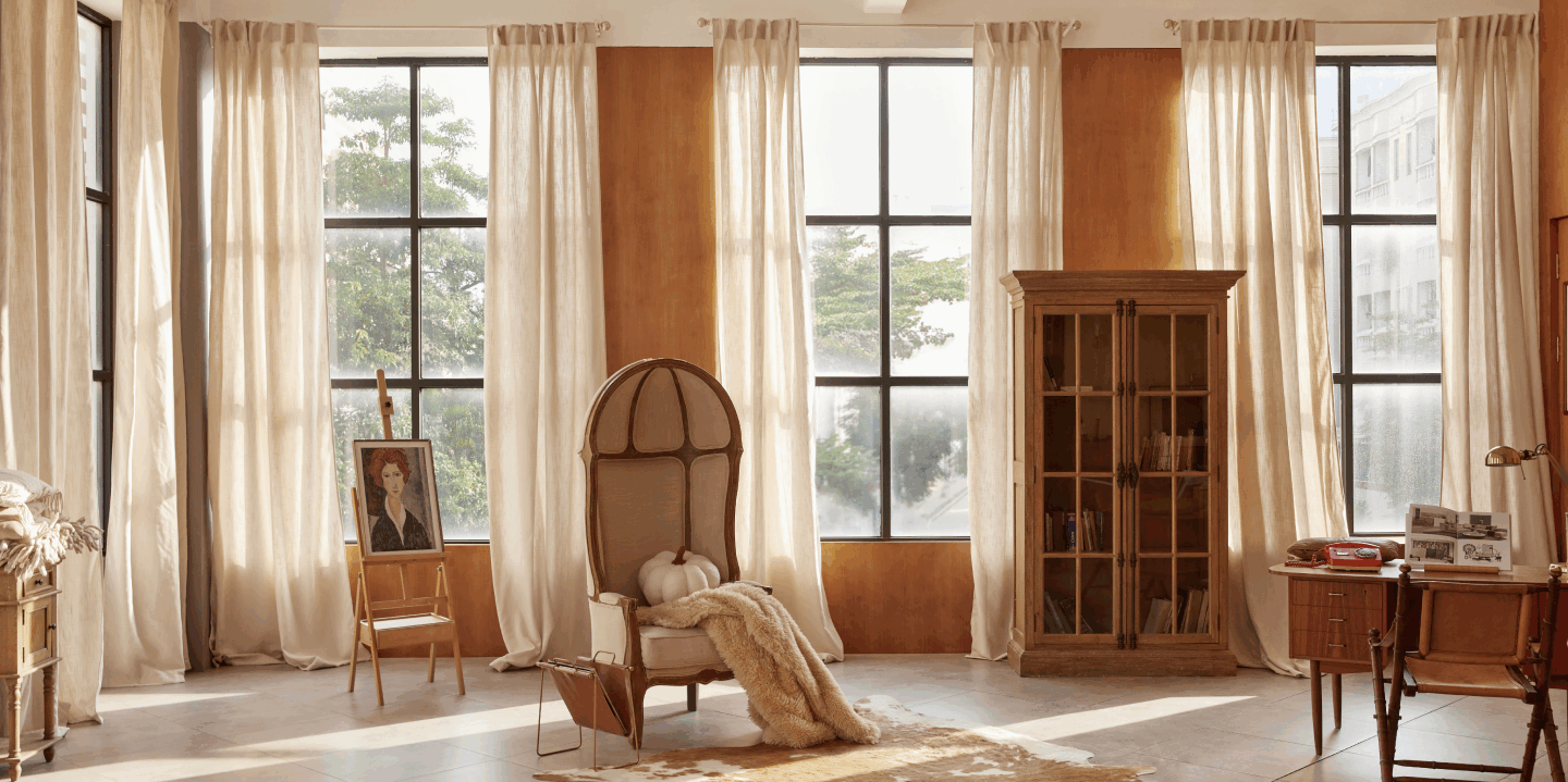 choose the best curtains for large windows