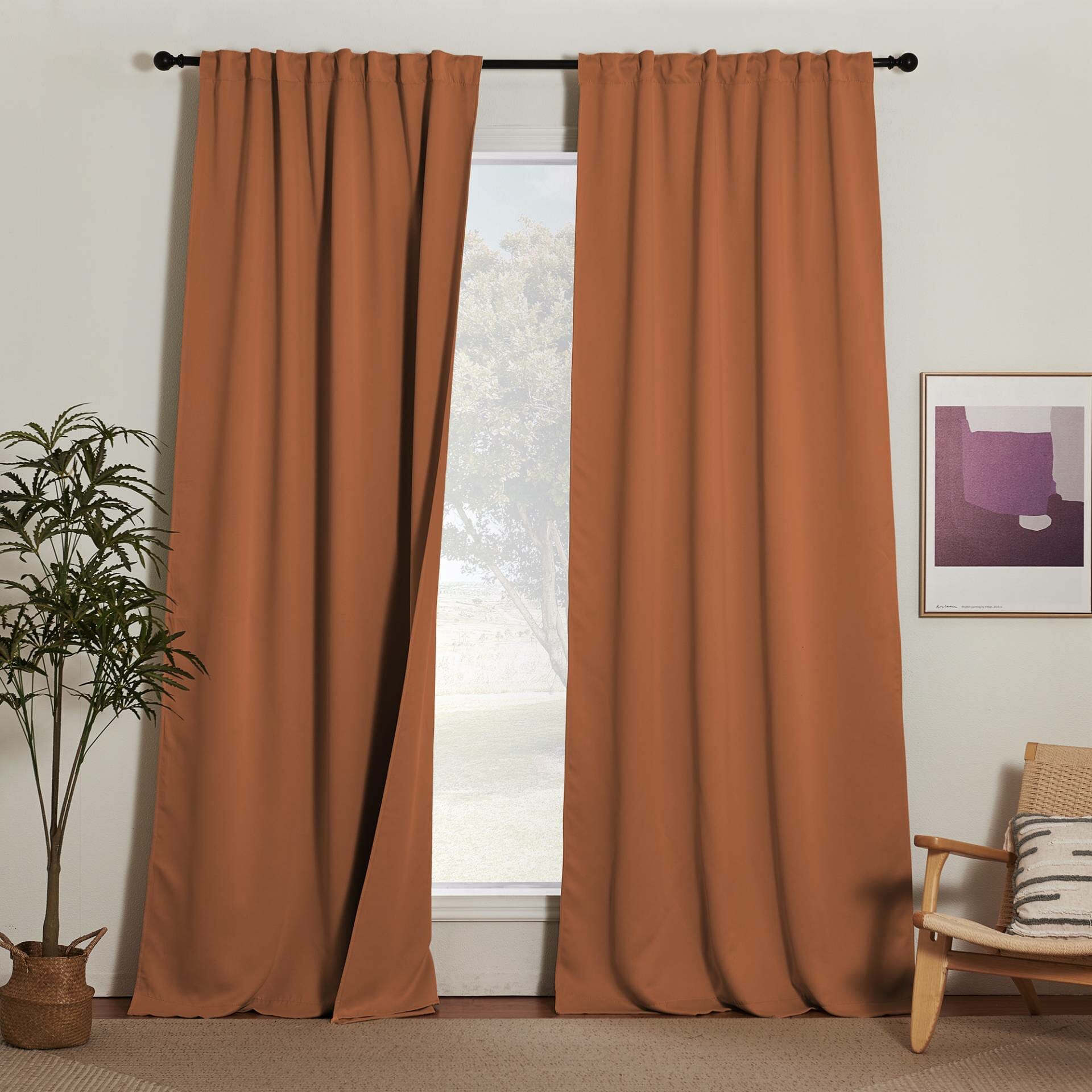 3 layer thermal blackout curtains