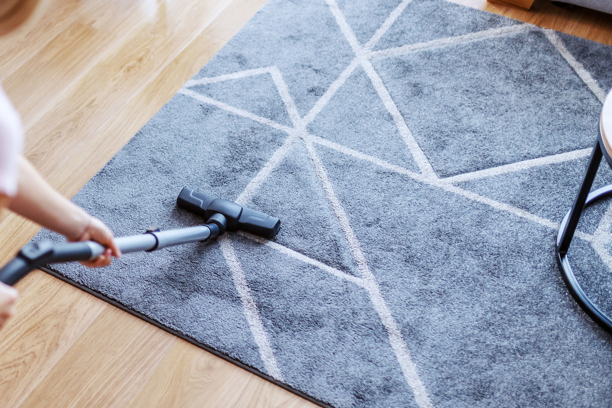 deep cleaning the rugs