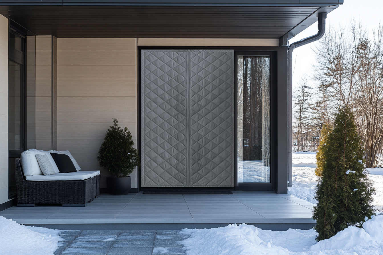 install magnetic pvc screen door curtains